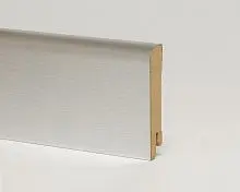 Плинтус Pedross Шпонированный 60х15 мм Алюминий (фольгированный)
