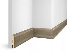 Плинтус МДФ Cosca Decor ЕP02 NanoFlex, Дуб Классический, 80x16x2400 мм