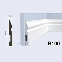 Плинтус  HiWood B100 (2000x98x13 мм)