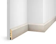 Плинтус WP07 МДФ экошпон дуб Коттон 80x16x2400 мм