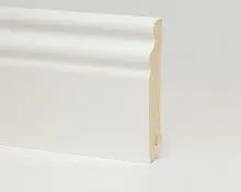 Плинтус Pedross Шпонированный 95х15 мм SEG100 Белый Гладкий