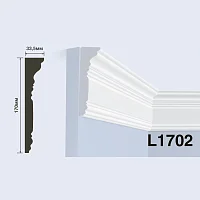 Карниз HiWood L1702 (2000x170x33,5 мм)
