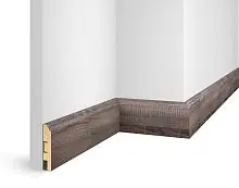 Плинтус WP07 МДФ экошпон дуб Девон 80x16x2400 мм