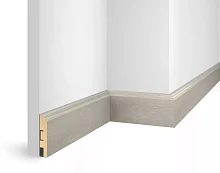 Плинтус МДФ Cosca Decor ЕP02 NanoFlex, Дуб Анталия, 80x16x2400 мм