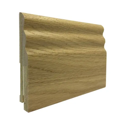 Плинтус шпонированный фигурный Орех (Walnut) 120x15 фото 2