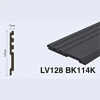 Декоративная панель HiWood LV128 BK114K (2700x120x12 мм)