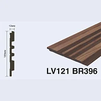 Декоративная панель HiWood LV121 BR396 (2700x120x12 мм)