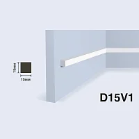 Молдинг HiWood D15V1 (2000x15x15 мм)