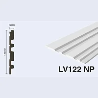 Декоративная панель HiWood LV122 NP (2700x120x12 мм)