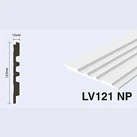 Декоративная панель HiWood LV121 NP (2700x120x12 мм)